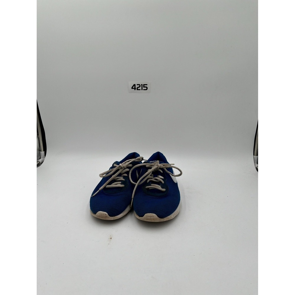 Nike Tanjun AR9864-400 Running Sneakers Big Kids US 6YW Blue White Mesh Lace Up